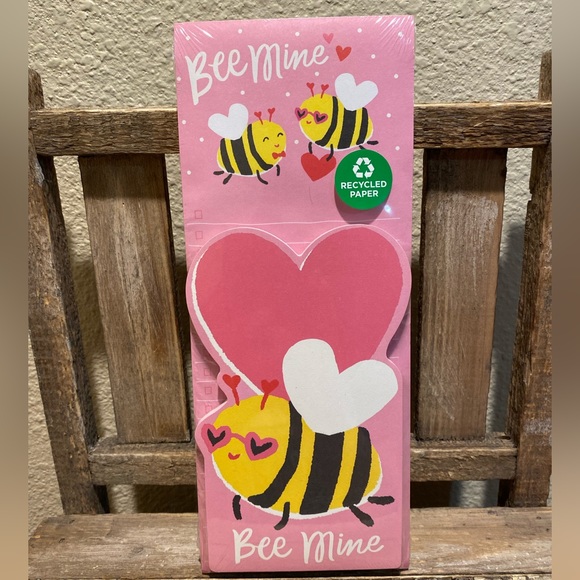 Valentines Day BumbleBee Bundle, Bee Socks, Bee Notepads, Bee Figure, Bee Sign - Picture 2 of 16